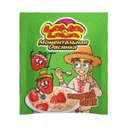 Каша овсяная Lava Lava с клубникой, моментальная, 35 г в магазинах Дикси