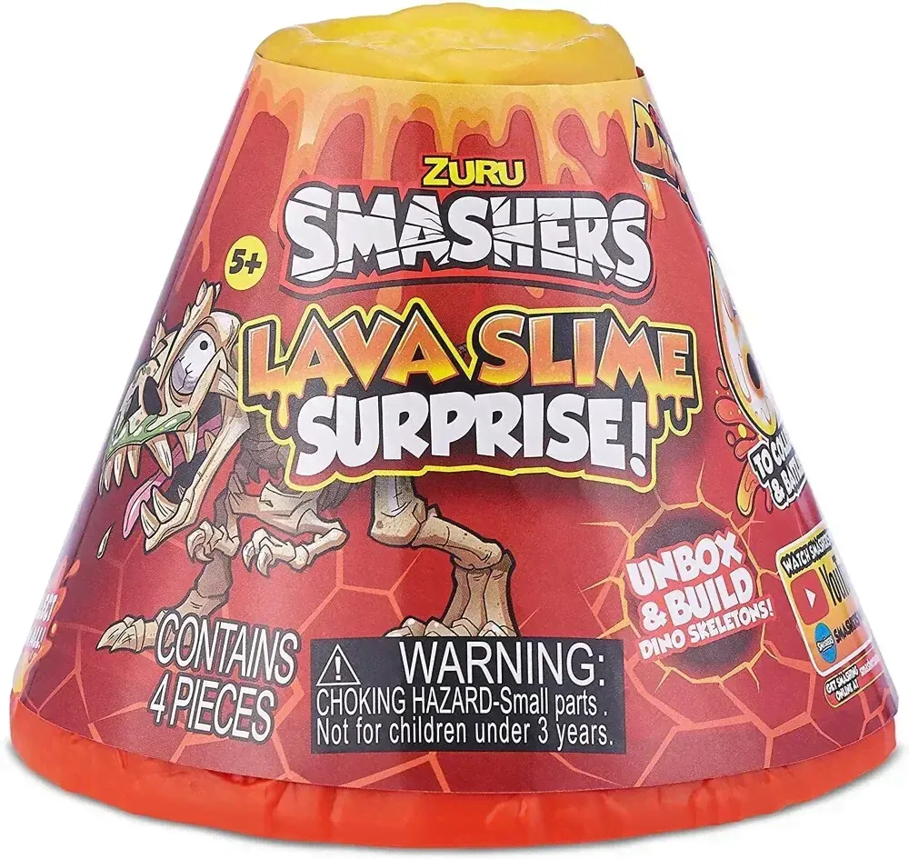 Игрушка Smashers S4 Lava Slime Surprise Вулкан, в ассортименте-0