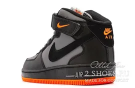 Кроссовки Nike Air Force 1 Mid Hot Lava Grey Black